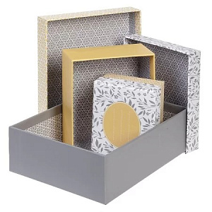 картонная коробка с крышкой прямоугольник primrose большая bx_082977 /hatber фото