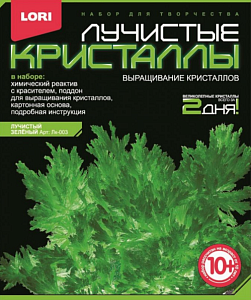 лучистые кристаллы. зеленый лк-003 /lori