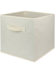 набор коробок для хранения 3 шт 28*28*28см, бежевый хр-7647 изображение набор коробок для хранения 3 шт 28*28*28см, бежевый хр-7647